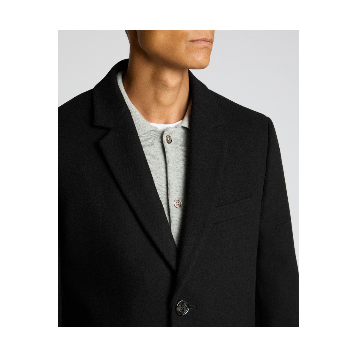 Remus Uomo Kayden Overcoat 00 Black