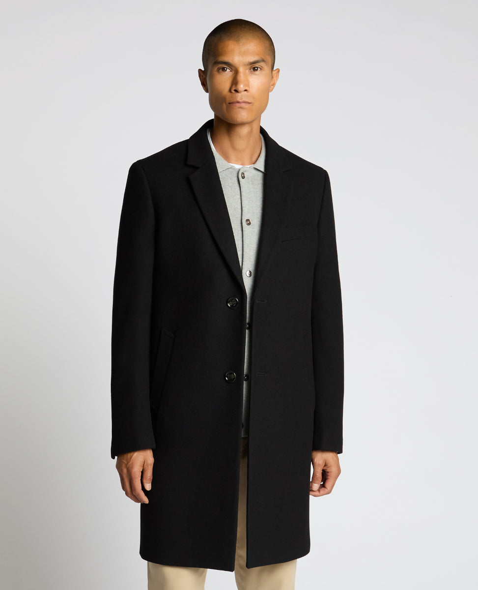 Remus Uomo Kayden Overcoat 00 Black