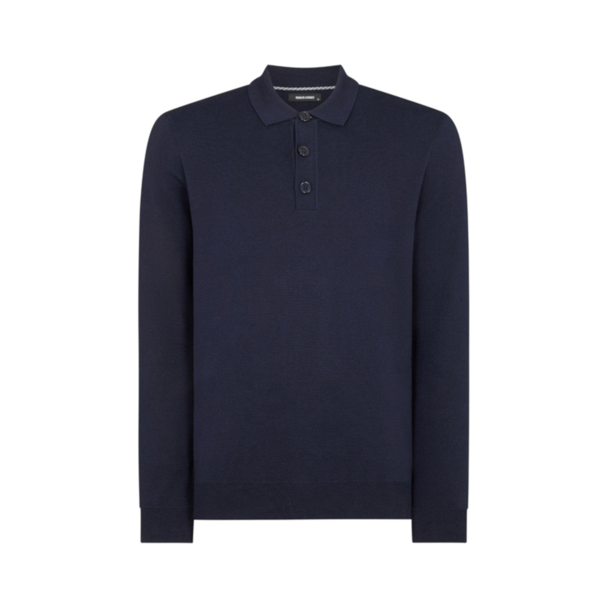 Remus Uomo Knitted Polo 78 Navy