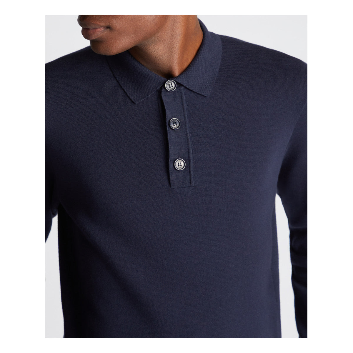 Remus Uomo Knitted Polo 78 Navy