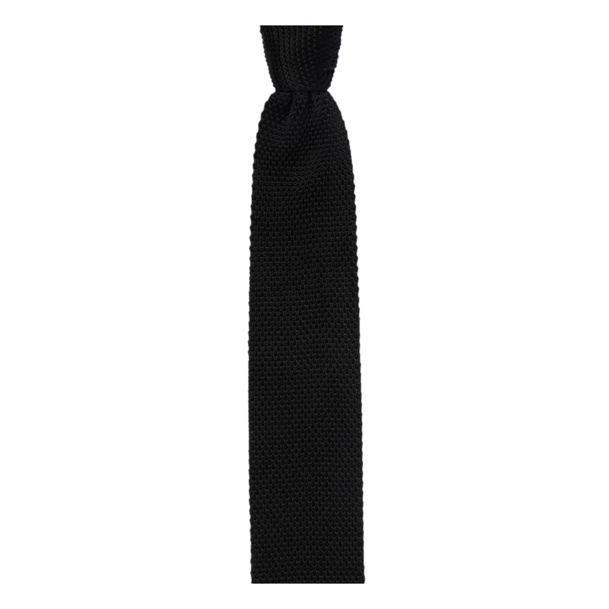 Remus Uomo Knitted Tie 00 Black