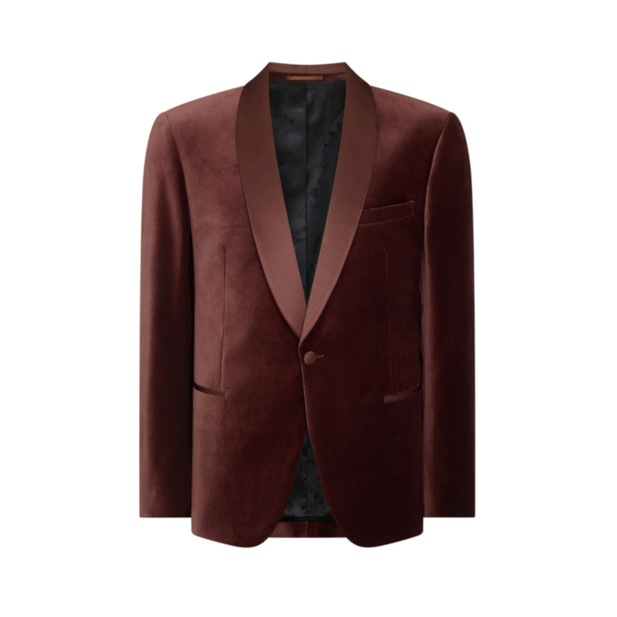 Remus Uomo Romeo Velvet Jacket 68 Burgandy
