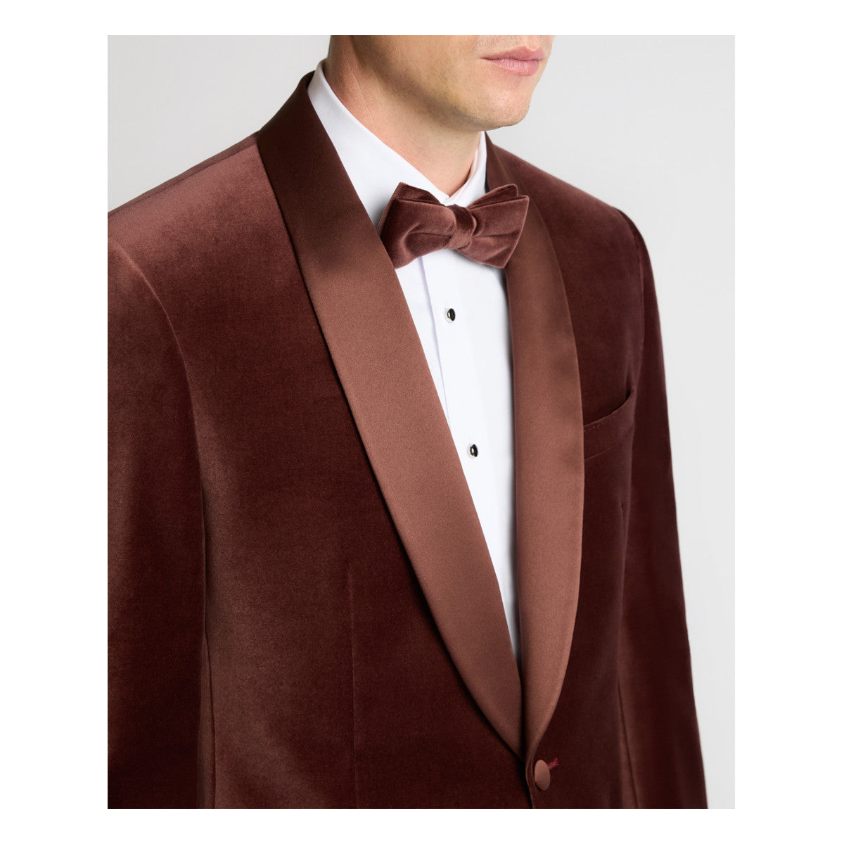 Remus Uomo Romeo Velvet Jacket 68 Burgandy