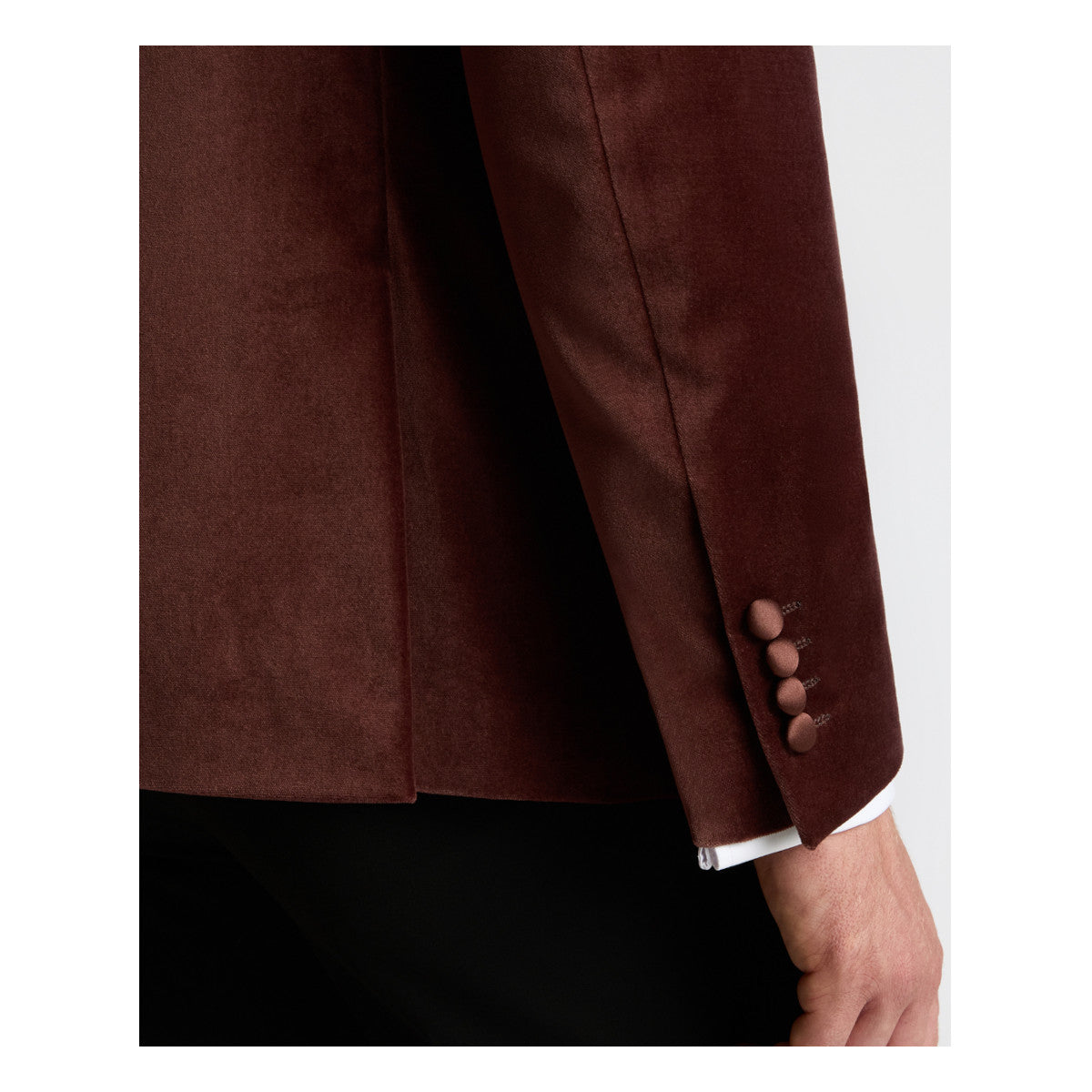 Remus Uomo Romeo Velvet Jacket 68 Burgandy