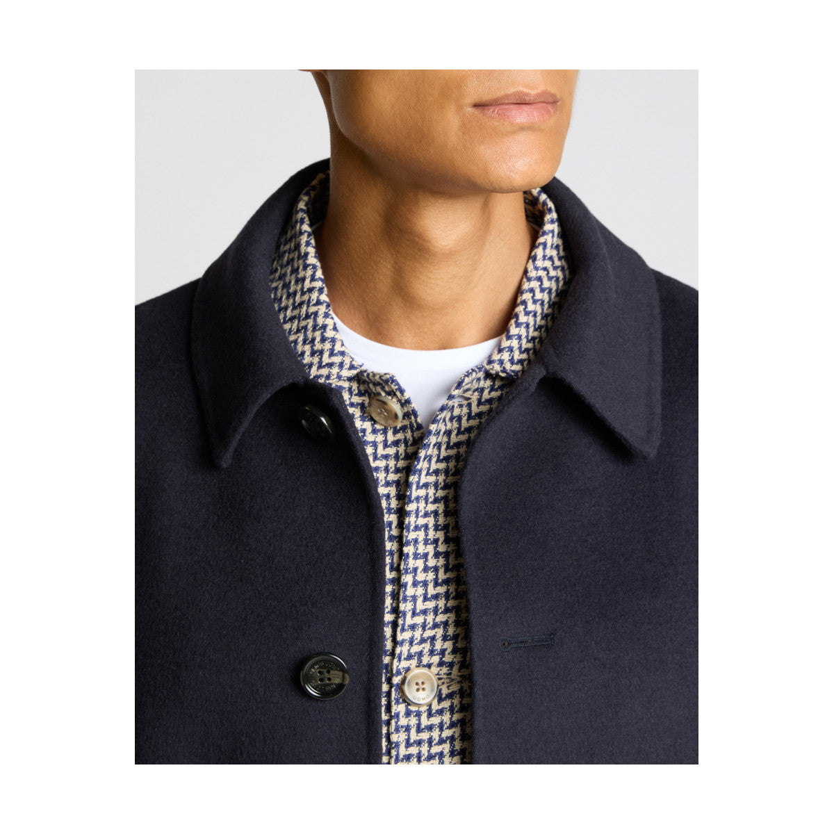 Remus Uomo Tatum Overcoat 79 Navy