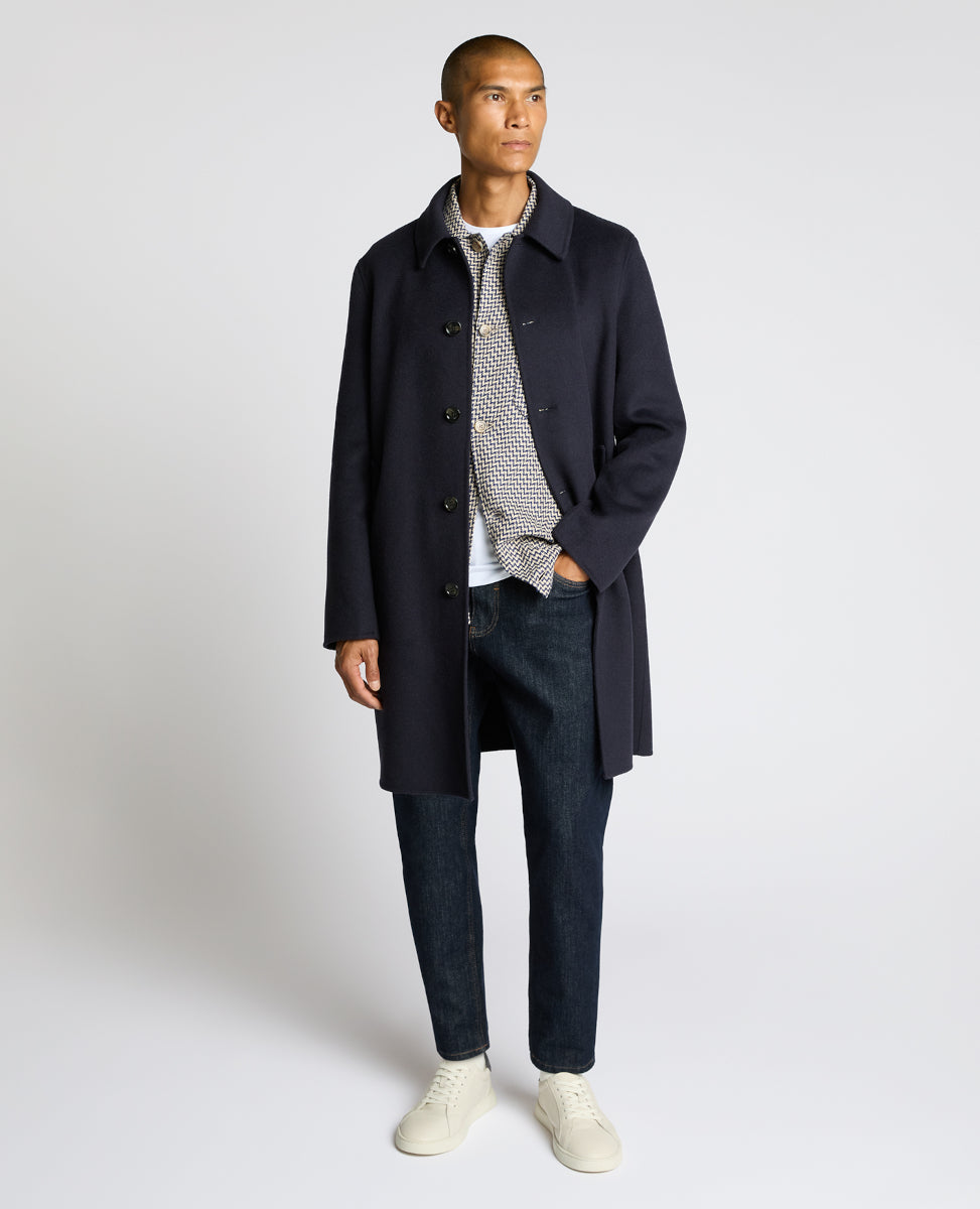 Remus Uomo Tatum Overcoat 79 Navy