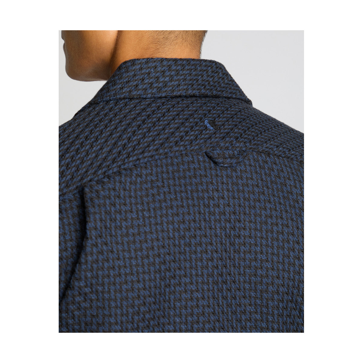 Remus Uomo Textured Overshirt 78 Navy