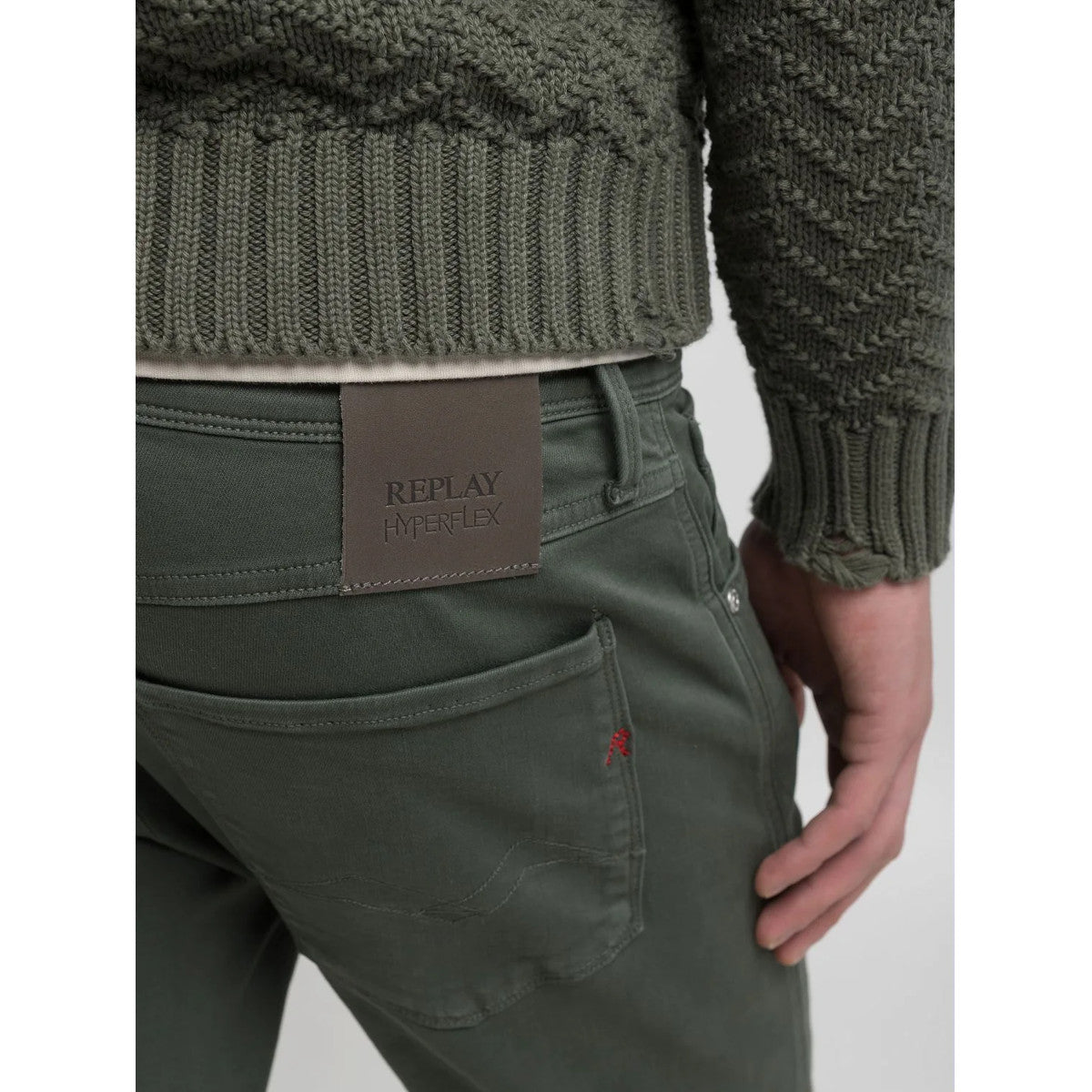 Replay Anbass Jeans 030 Military Green