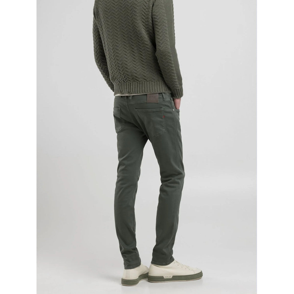 Replay Anbass Jeans 030 Military Green