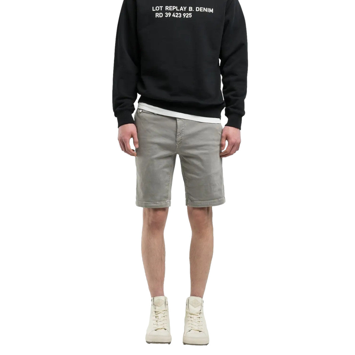 Replay Benni Hyperchino Shorts 214 Dim Grey