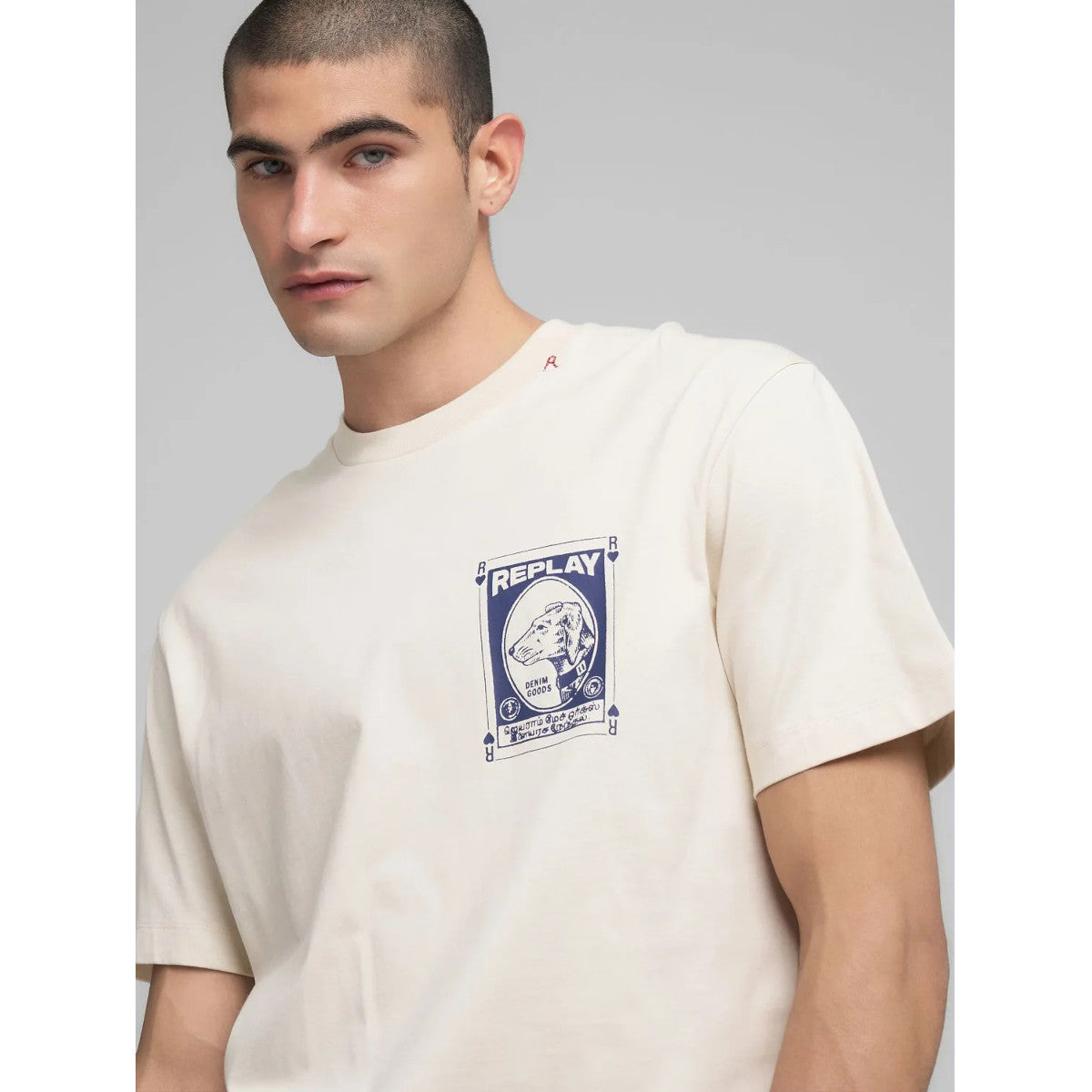 Replay Denim Goods T-Shirt 200 Natural