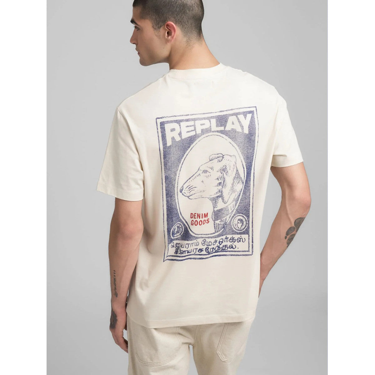 Replay Denim Goods T-Shirt 200 Natural
