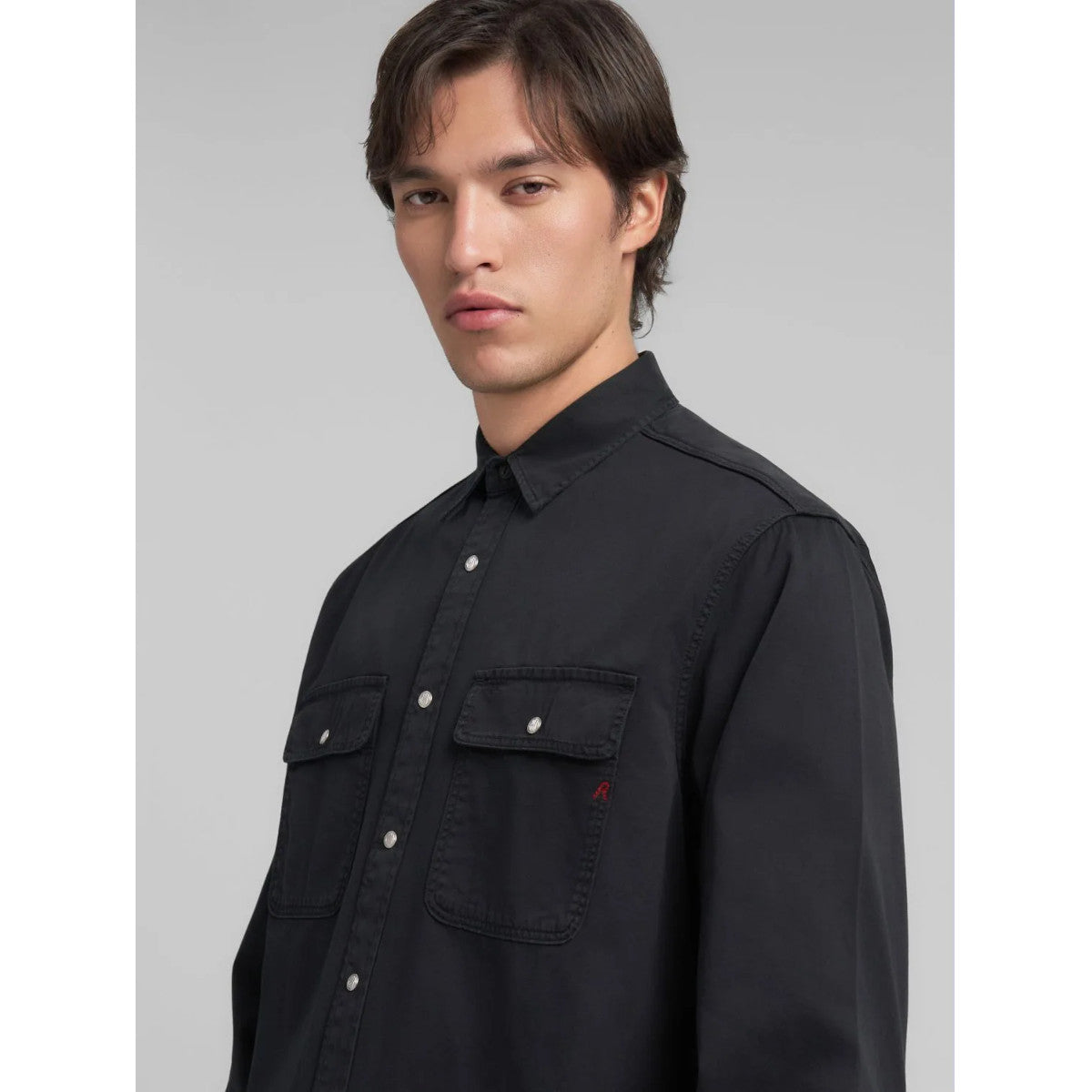 Replay Double Pocket Shirt 098 Black