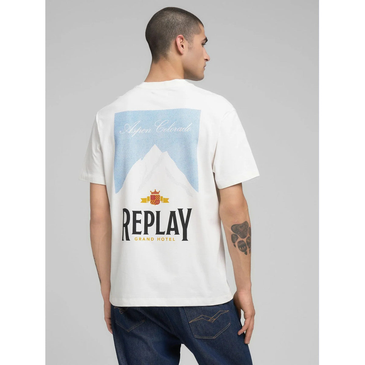 Replay Grand Hotel T-Shirt 011 White