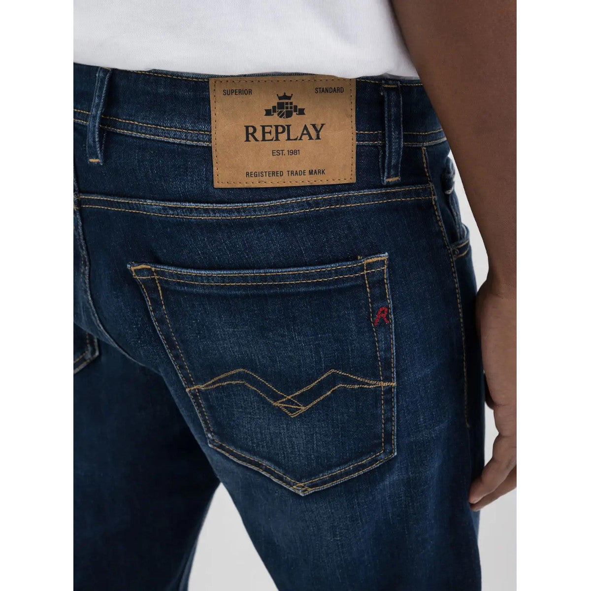 Replay Grover 99 Denim Reglar Fit Jeans 007 Dark Blue