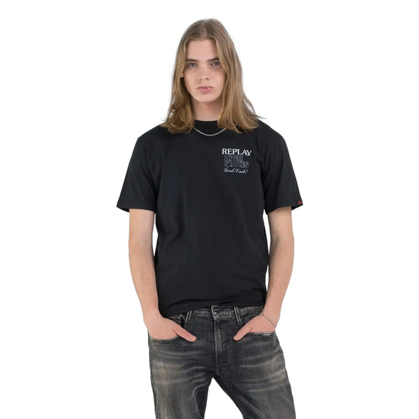 Replay High Stakes T-Shirt 099 Black