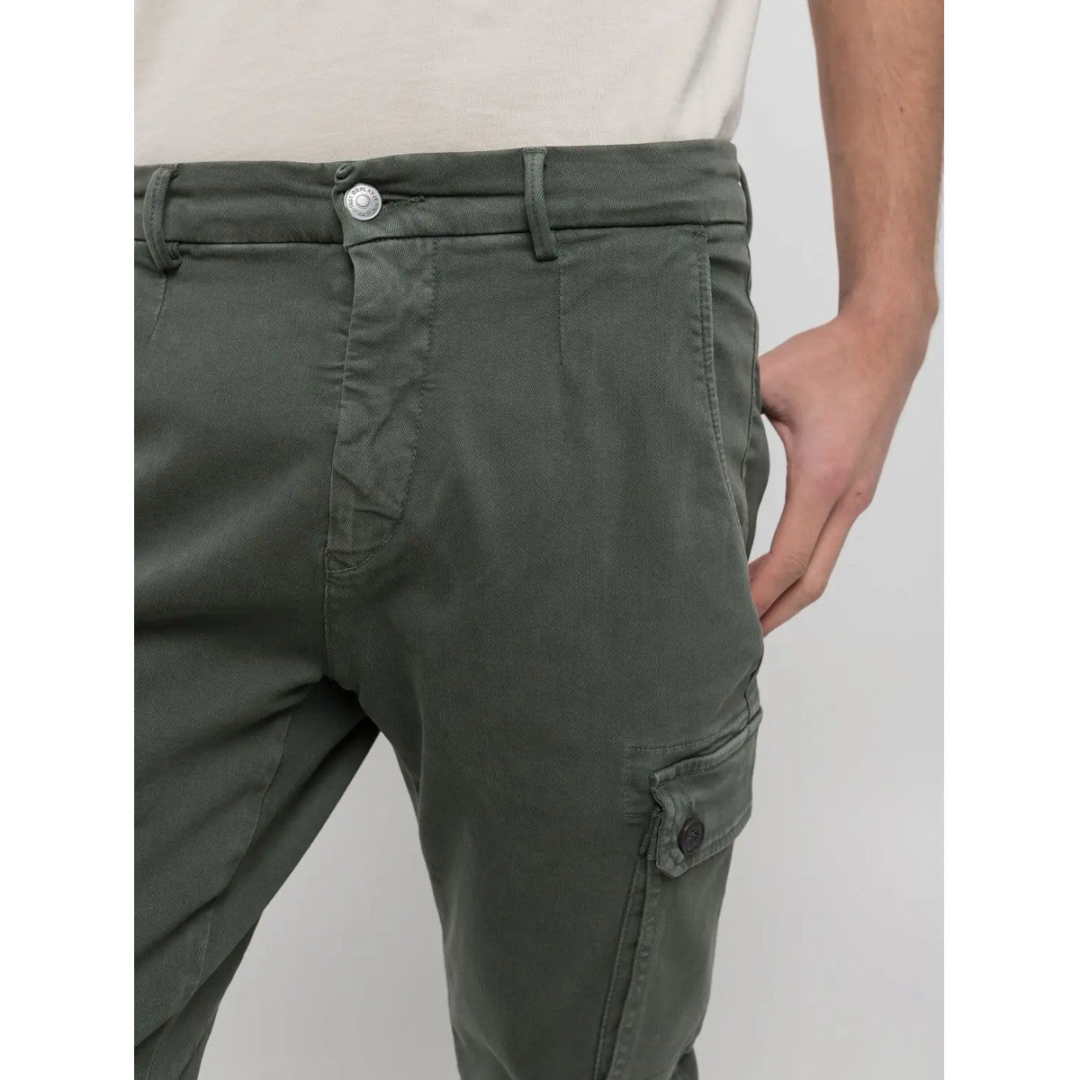 Replay Jaan Cargo Trousers 030 Military Green