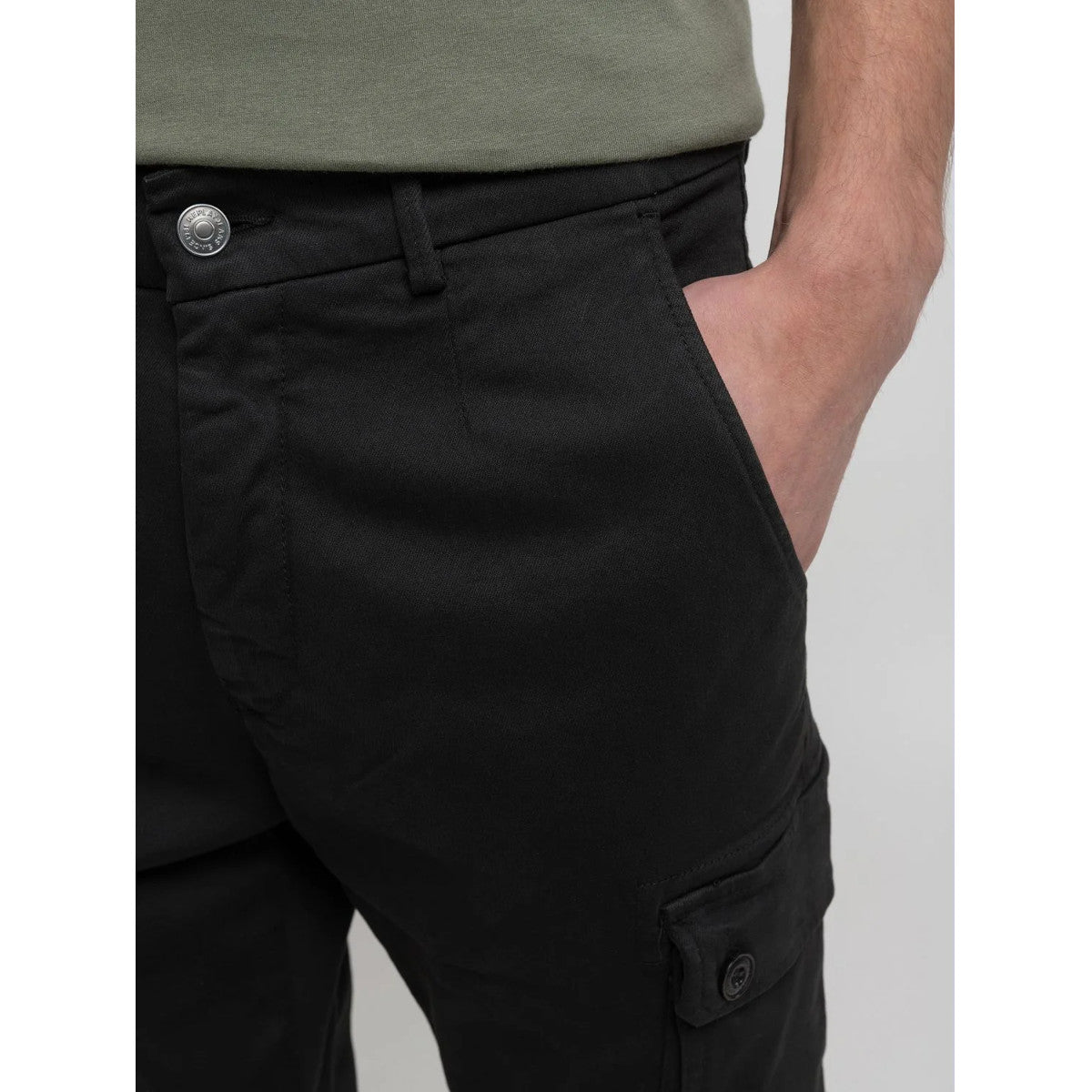 Replay Jaan Cargo Trousers 040 Black