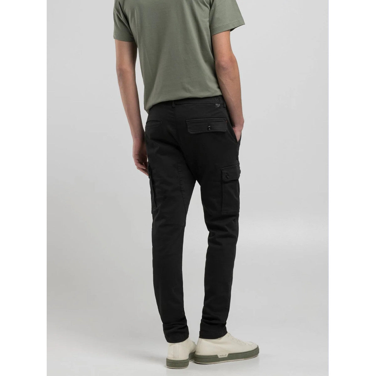 Replay Jaan Cargo Trousers 040 Black
