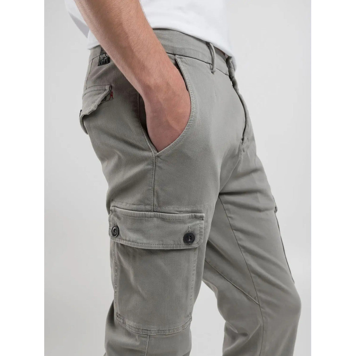 Replay Jaan Hypercargo Trousers 214 Dim Grey