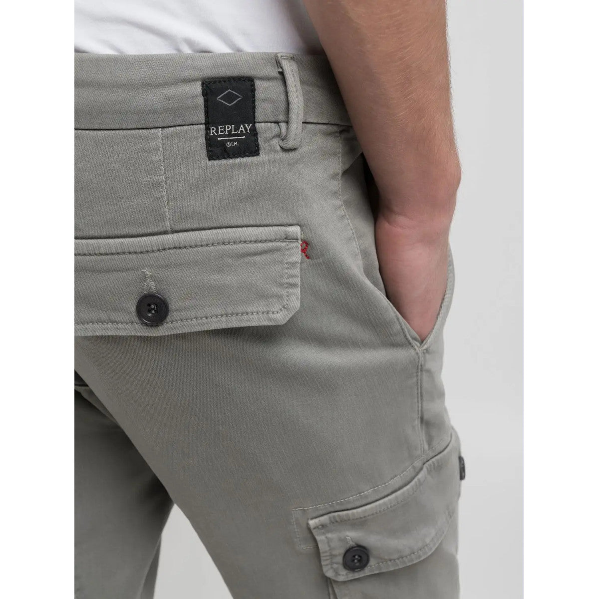 Replay Jaan Hypercargo Trousers 214 Dim Grey