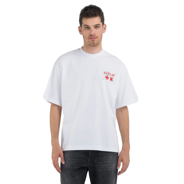 Replay Martin Garrix Back Print Tee 011 White