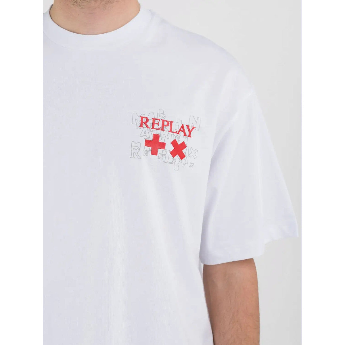 Replay Martin Garrix Back Print Tee 011 White