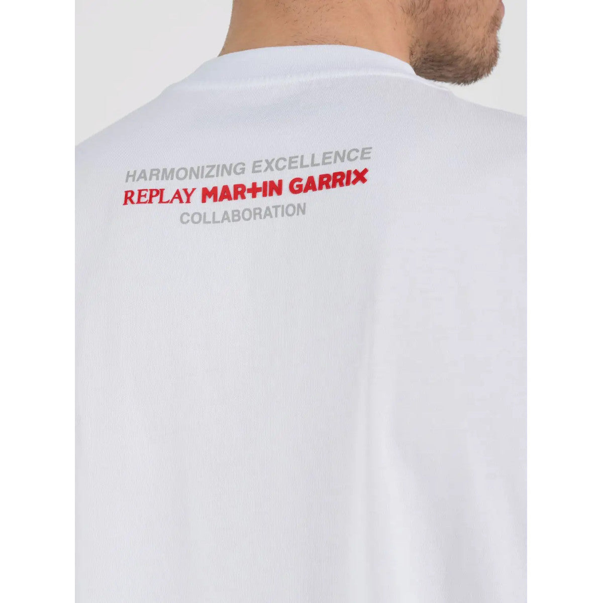 Replay Martin Garrix Back Print Tee 011 White