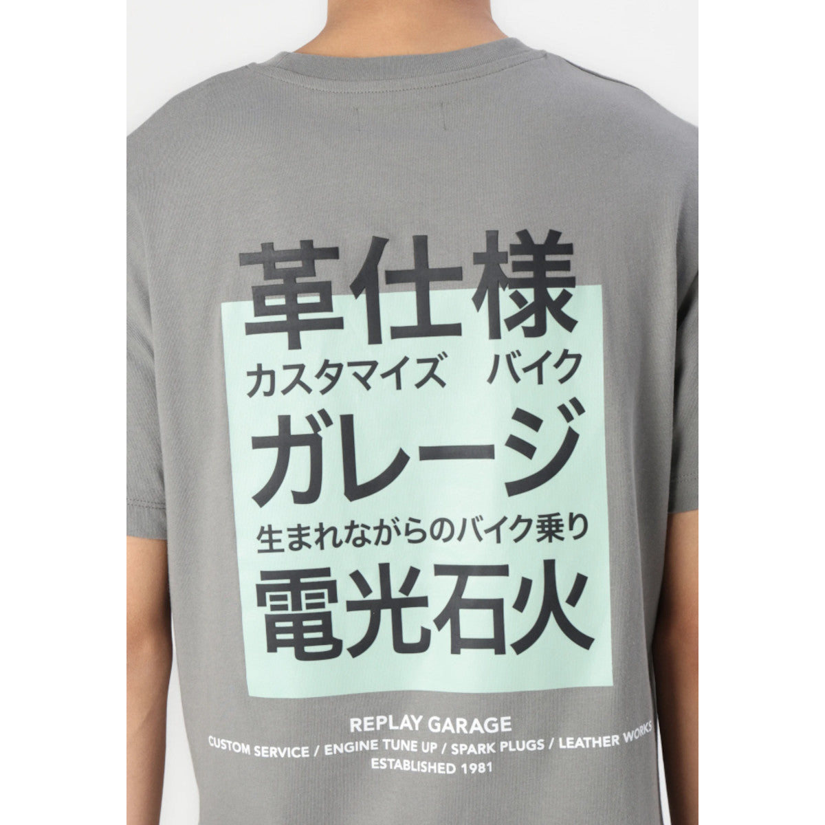 Replay T-Shirt 705 Grey Military
