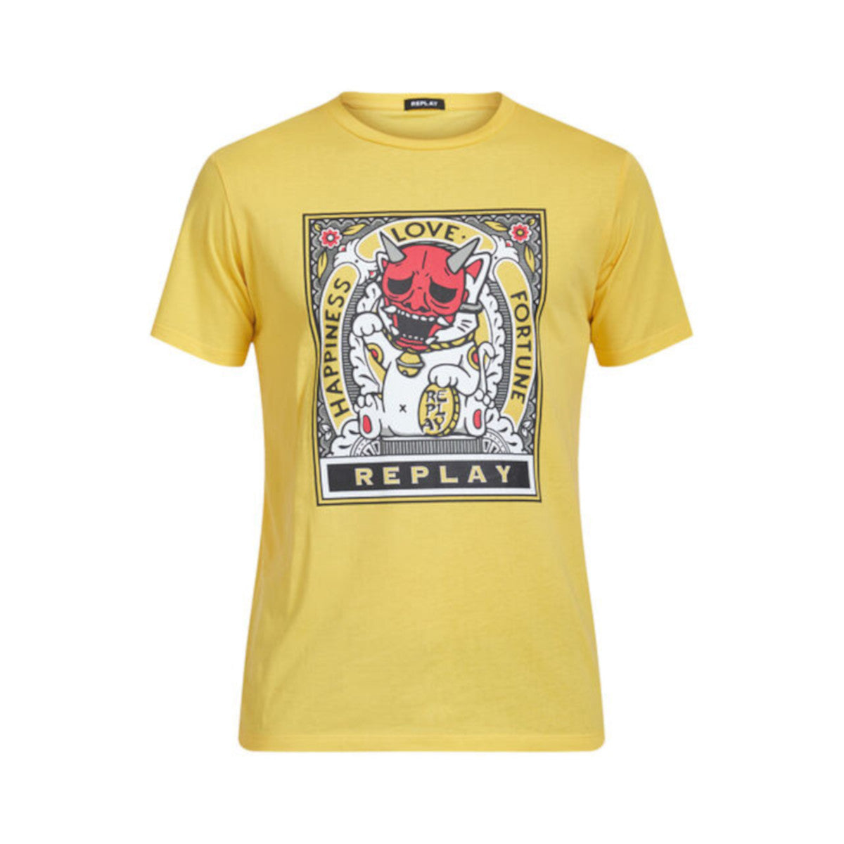 Replay T-Shirt M6678 661 Yellow – Frank Bird