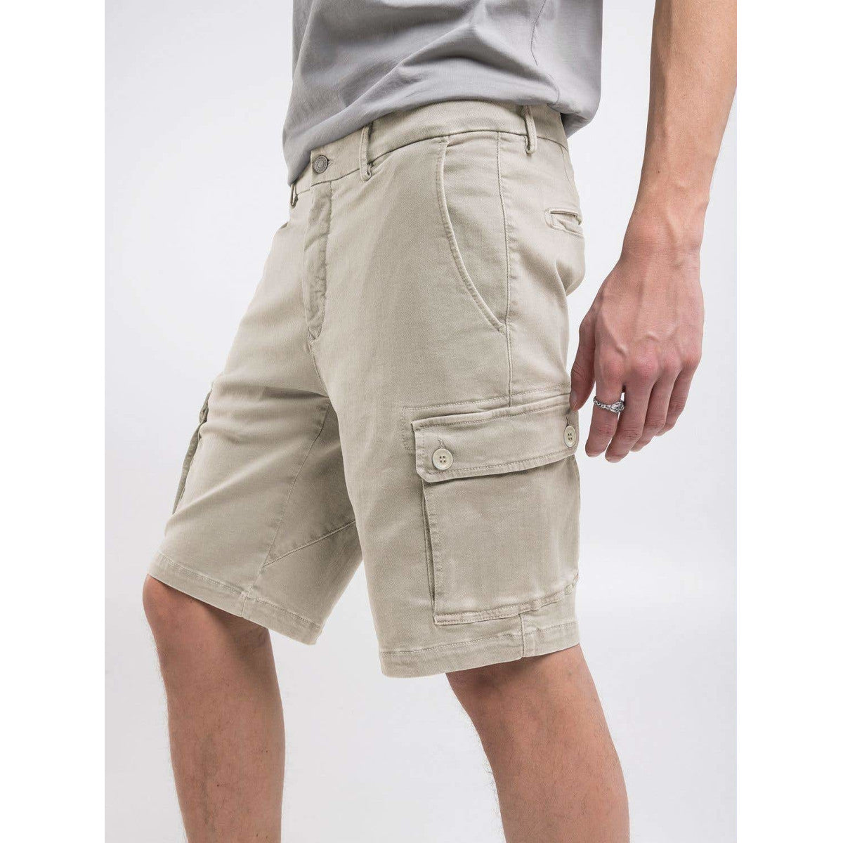 Replay Vannie Hypercargo Shorts 013 Alabaster