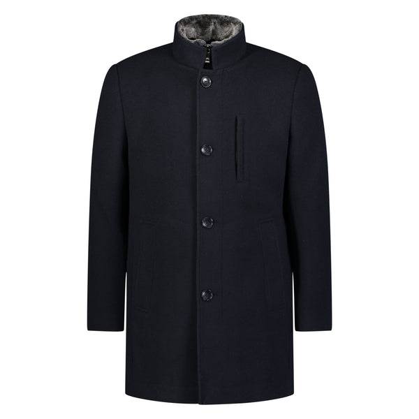 Roy Robson Overcoat A401 Navy