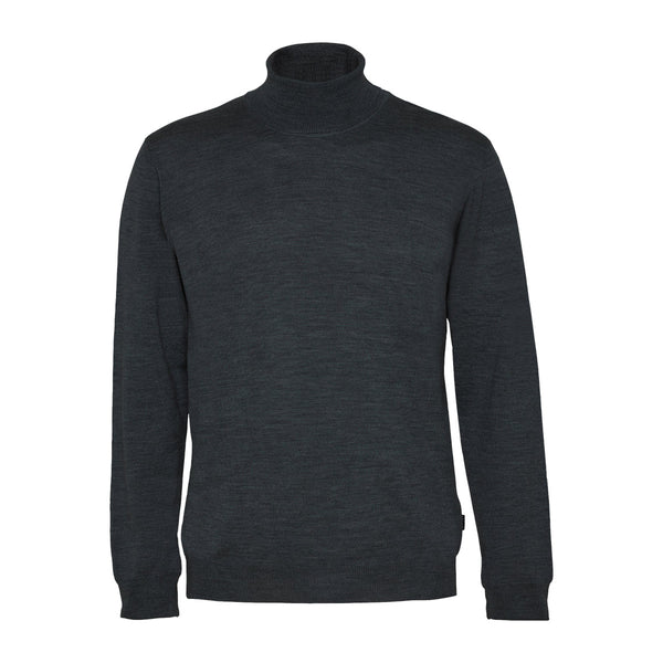 Sand Copenhagen Merino Roll Neck 590 Navy