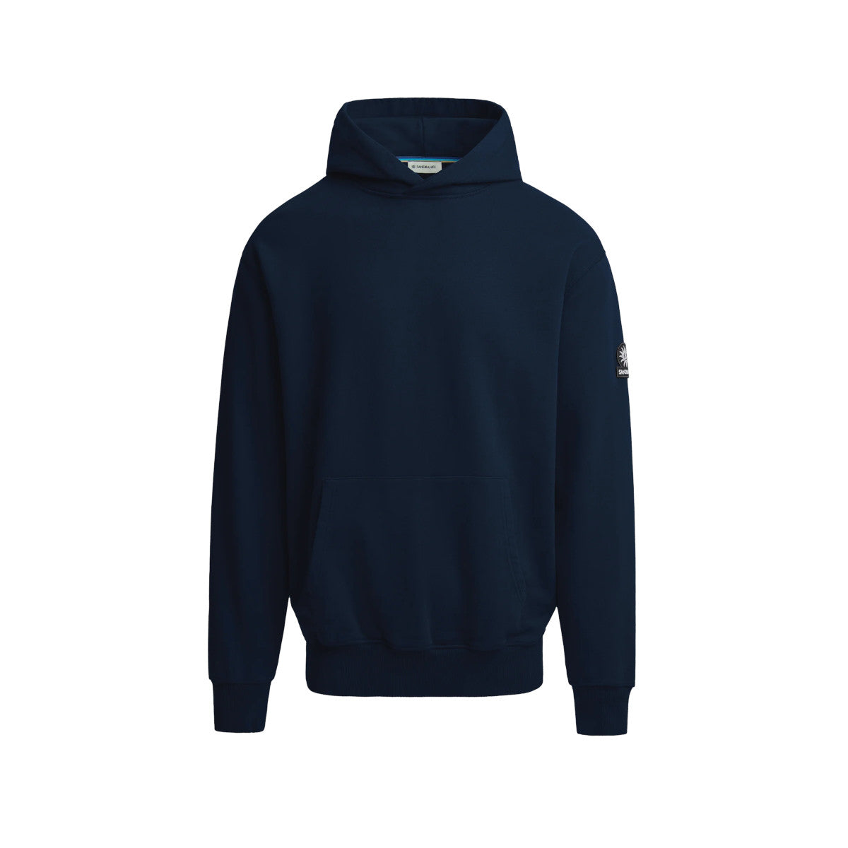 Sandbanks Badge Logo Hoody Navy