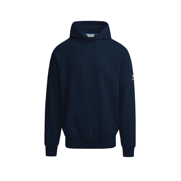 Sandbanks Badge Logo Hoody Navy