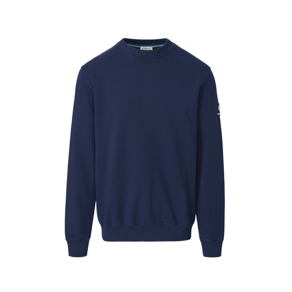 Sandbanks Badge Logo Sweatshirt Navy