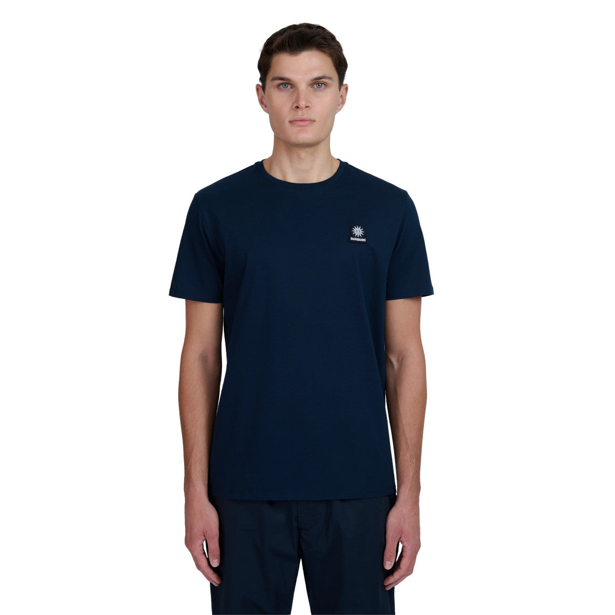 Sandbanks Badge T-Shirt Navy