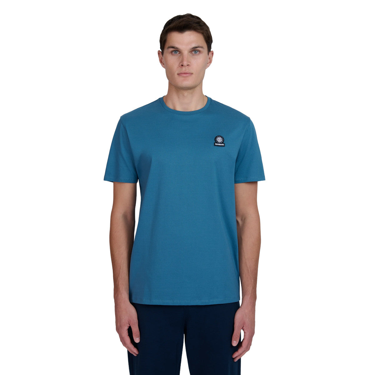 Sandbanks Badge T-Shirt Teal