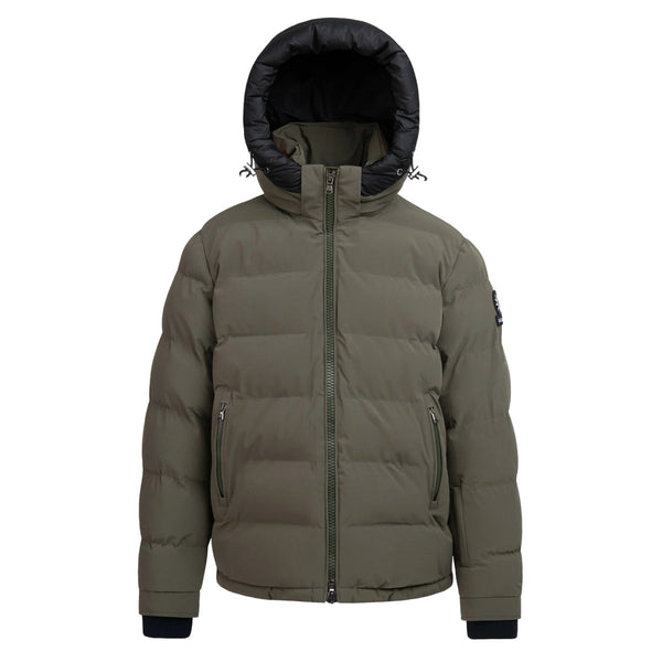 Sandbanks Banks Puffer Jacket A1-24 Khaki