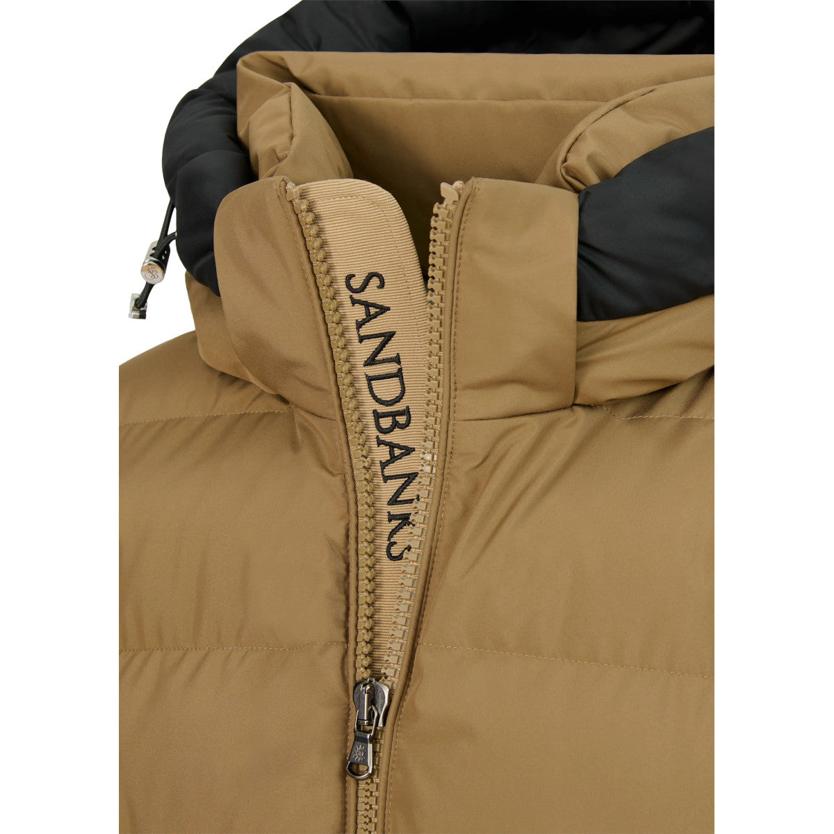 Sandbanks Banks Short Puffer  Brown