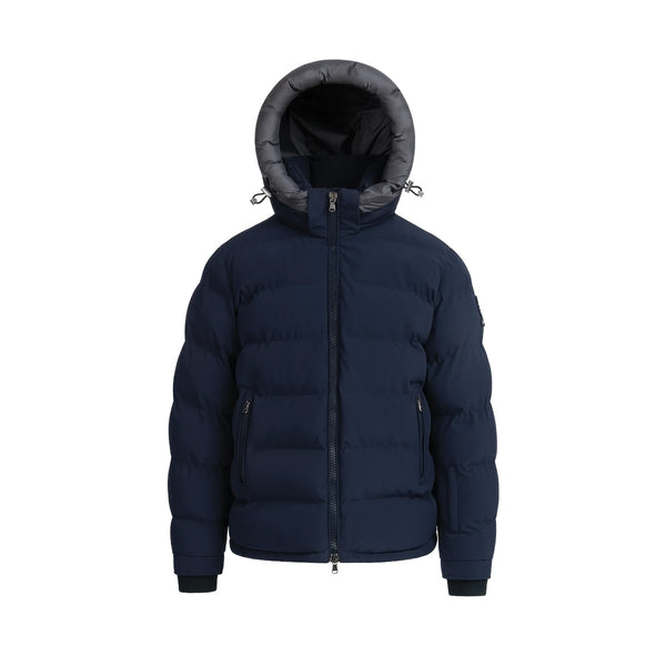 Sandbanks Banks Short Puffer  Navy