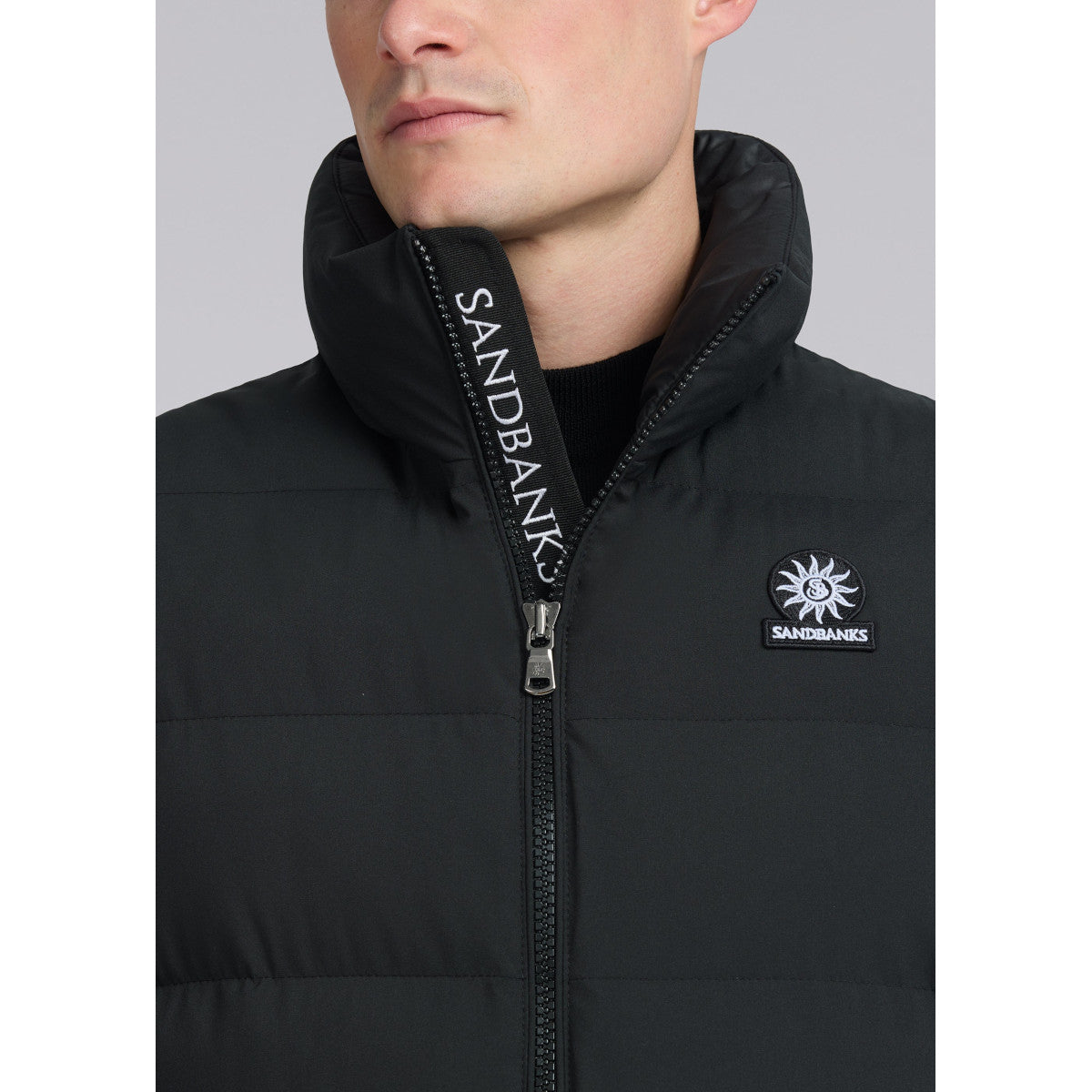 Sandbanks Clifftop Gilet Black