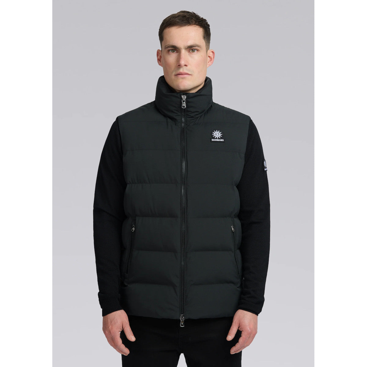 Sandbanks Clifftop Gilet Black