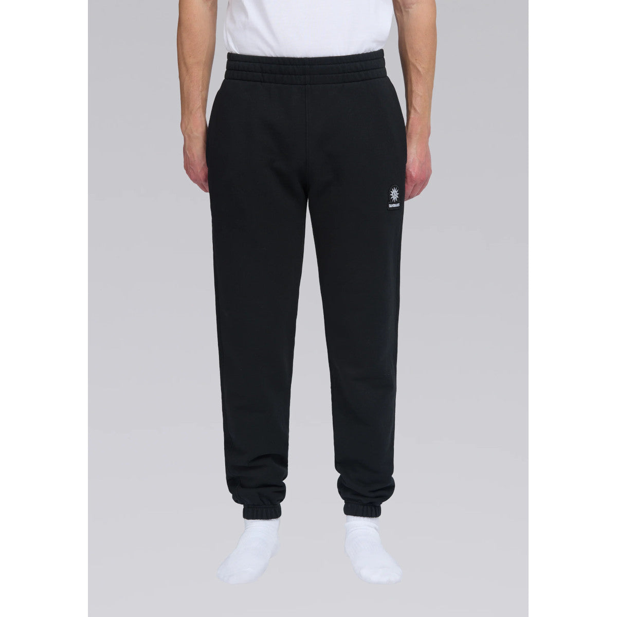 SandbanksElasticatedCuffSweatPantBlack__3