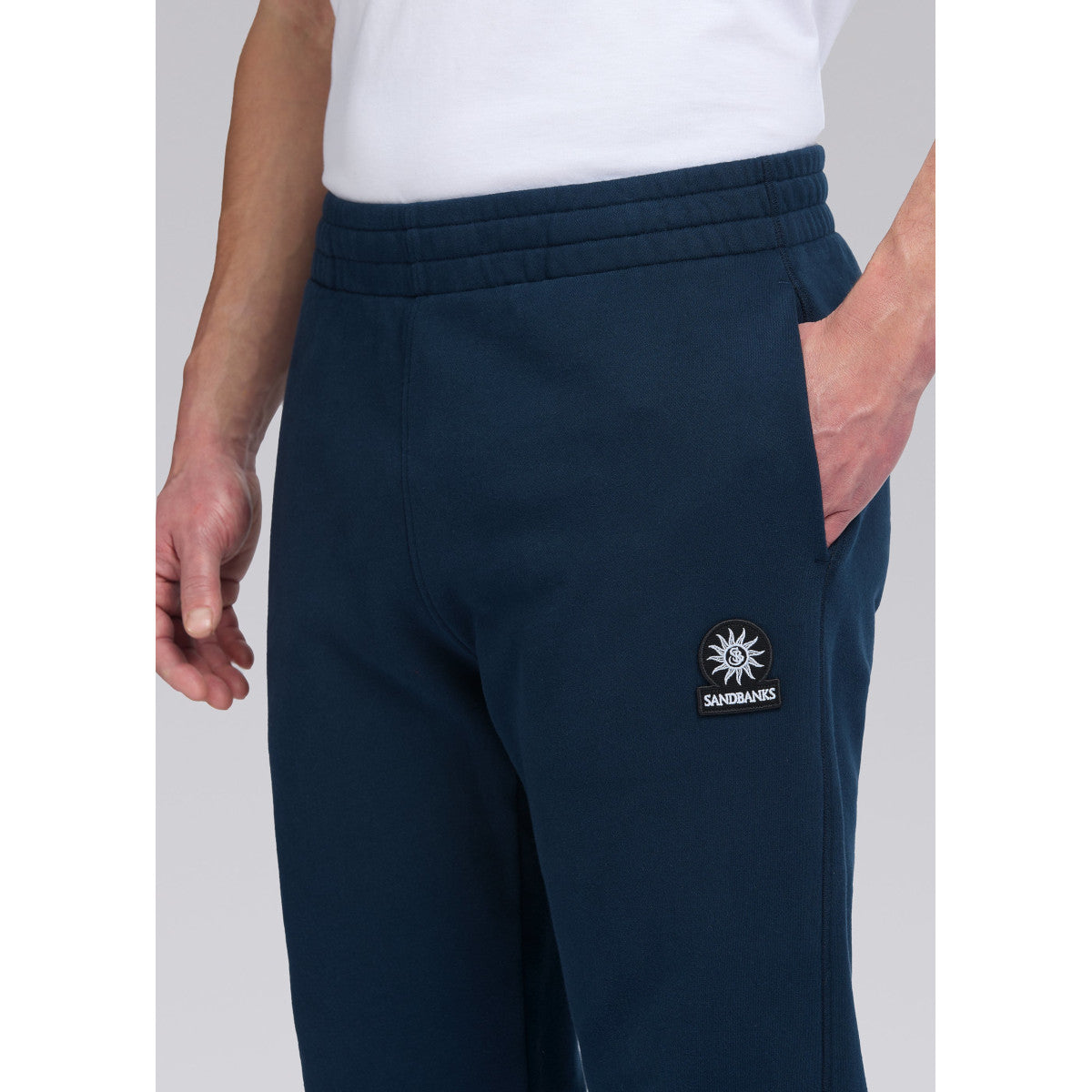 SandbanksElasticatedCuffSweatPantNavy__2