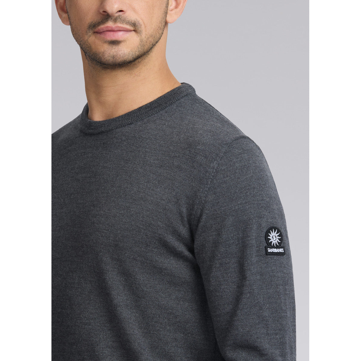 SandbanksMerinoCrewNeckJumperAnthracite__2