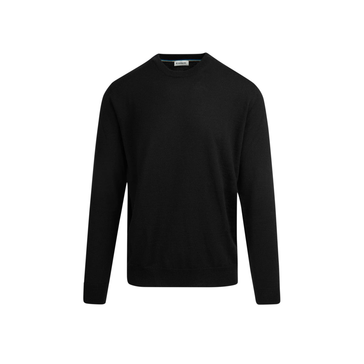 SandbanksMerinoCrewNeckJumperBlack__1