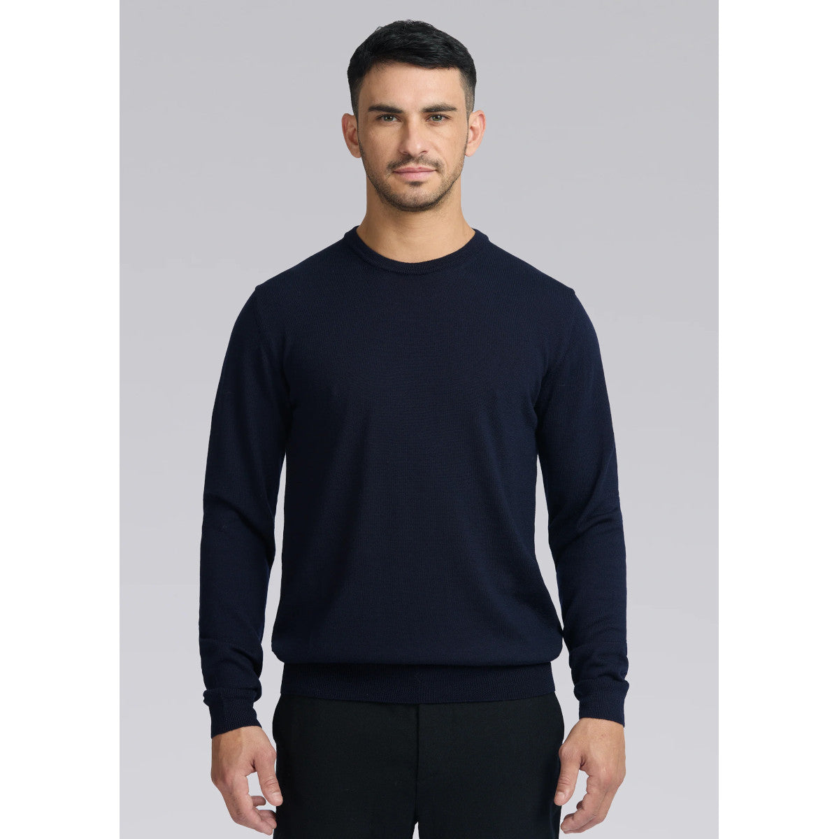 SandbanksMerinoCrewNeckJumperNavy__3