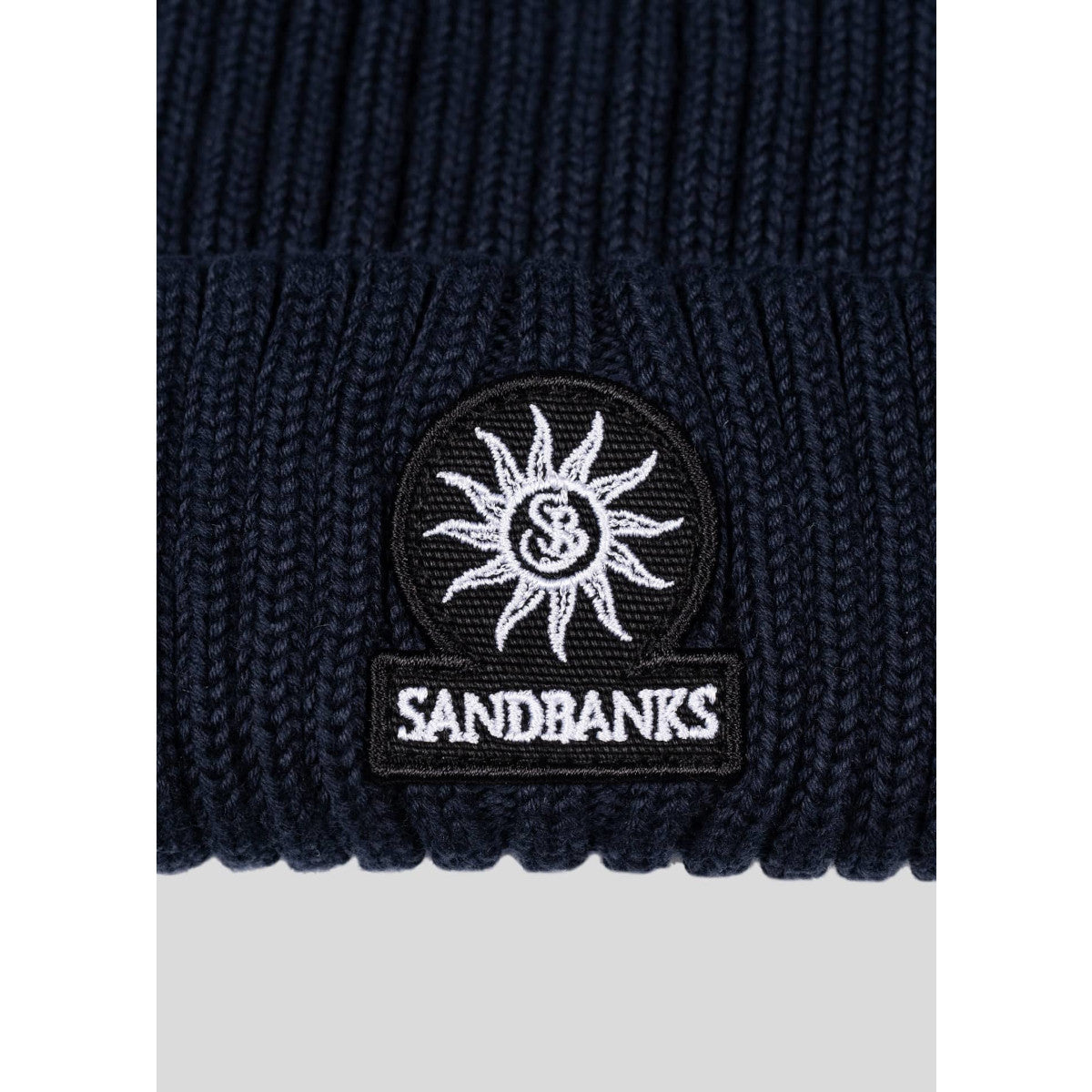 SandbanksMerinoWoolRibbedBeanieNavy__2