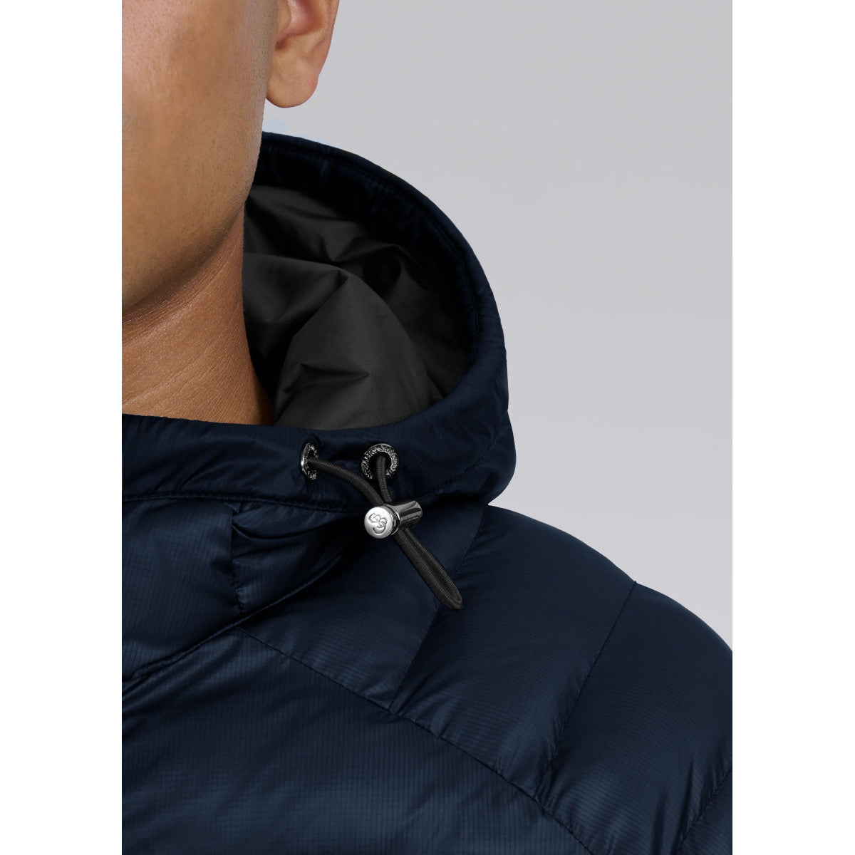 Sandbanks Ragland Hooded Micro Puffer Navy